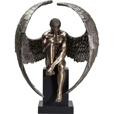 Figura Decorativa de Ángel Triste Desnudo - Objeto de Decoración - Decoración para Sala - Escultura Grande Sentada Figura Decorativa de Ángel Triste Desnudo - Objeto de Decoración - Decoración para Sala - Escultura Grande Sentada