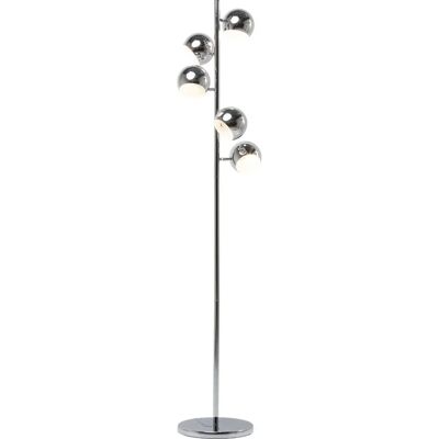 Kare Design Calotta Silber Stehlampe mit 5 verstellbaren Schirmen - Stehlampe Kare Design Calotta Silber Stehlampe mit 5 verstellbaren Schirmen - Stehlampe