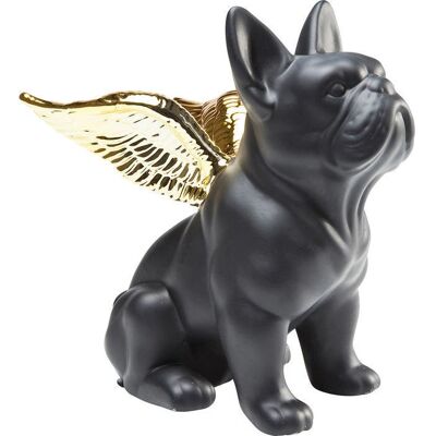 KARE Design Cane Angelo Statua Decorativa - Nero, Oro - Figurina Decorativa KARE Design Cane Angelo Statua Decorativa - Nero, Oro - Figurina Decorativa