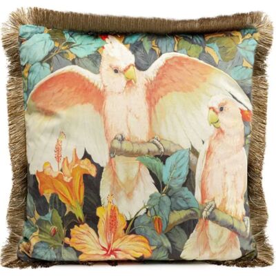 KARE Design - Cuscino Parrots Life 45x45 - Multicolore KARE Design - Cuscino Parrots Life 45x45 - Multicolore