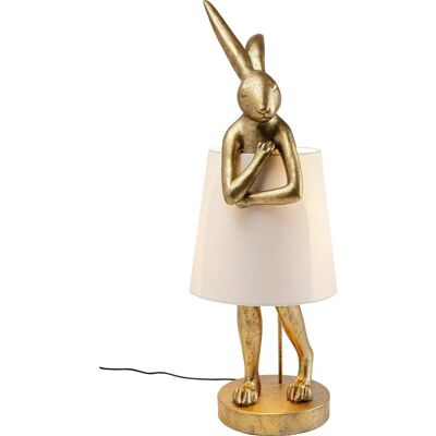 Kare Design Hasen-Tischlampe - Gold - 88cm - Ausgezeichnetes Design Kare Design Hasen-Tischlampe - Gold - 88cm - Ausgezeichnetes Design