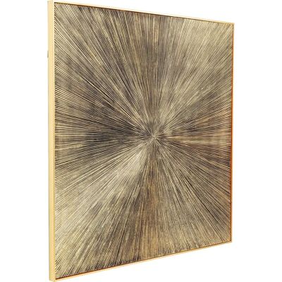 KARE Design Gold Wandbild - 120x120cm - Abstrakte Kunst KARE Design Gold Wandbild - 120x120cm - Abstrakte Kunst