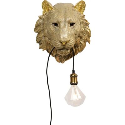 KARE Design - Tigerkopf Wandleuchte - Gold - Wandleuchte KARE Design - Tigerkopf Wandleuchte - Gold - Wandleuchte