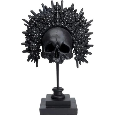 Kare Design Schwarzer Totenkopf Dekor - Exotisch, Handgemacht Kare Design Schwarzer Totenkopf Dekor - Exotisch, Handgemacht