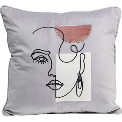 Kare Mademoiselle 45x45cm Samtkissen - Kissen Kare Mademoiselle 45x45cm Samtkissen - Kissen