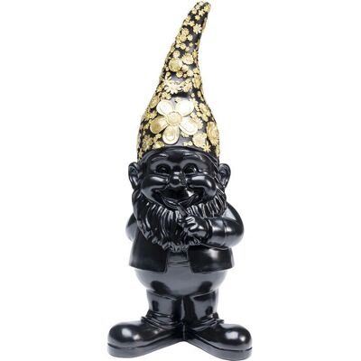 KARE Design Gnome in Piedi Nero Oro - Statua Decorativa KARE Design Gnome in Piedi Nero Oro - Statua Decorativa
