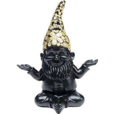 KARE Design Gnome Meditation Black Gold 19cm - Decorative Statue KARE Design Gnome Meditation Black Gold 19cm - Decorative Statue