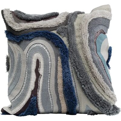 KARE DESIGN Cuscino - 45x45cm Onda Boho Blu - Cuscino KARE DESIGN Cuscino - 45x45cm Onda Boho Blu - Cuscino