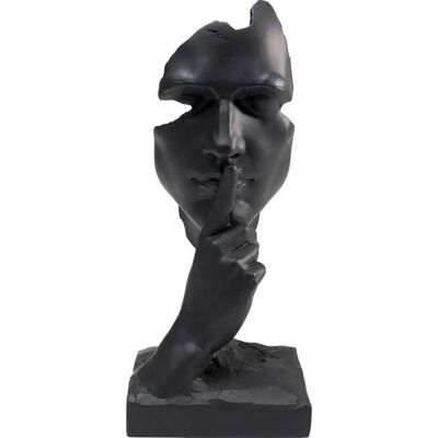 Kare Dekofigur Quiet Face Schwarz - Dekorative Figur Kare Dekofigur Quiet Face Schwarz - Dekorative Figur