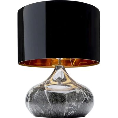 Lampe de table Kare Design Mamo Deluxe effet marbre gris - Lampe de table - Publicité Lampe de table Kare Design Mamo Deluxe effet marbre gris - Lampe de table - Publicité