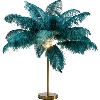 Lámpara de mesa Feather Palm verde de KARE Design - Lámpara de mesa Lámpara de mesa Feather Palm verde de KARE Design - Lámpara de mesa