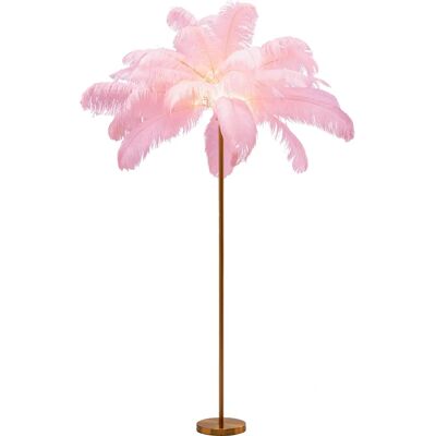 Lámpara de pie Feather Palm - Rosado - KARE Design Lámpara de pie Feather Palm - Rosado - KARE Design