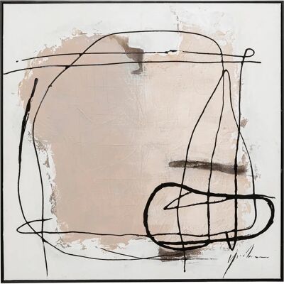 Kare Design Arte da Parete Grigio Polvere - 100x100cm Kare Design Arte da Parete Grigio Polvere - 100x100cm