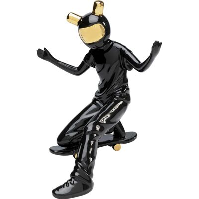 Estatua decorativa KARE Design - Cerámica negra - 21cm Estatua decorativa KARE Design - Cerámica negra - 21cm