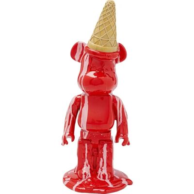 KARE Gelato Bear Rot - Dekoratives Objekt KARE Gelato Bear Rot - Dekoratives Objekt