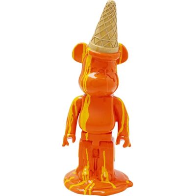 KARE Orange Gelato Bear Dekoration - 40cm Figur KARE Orange Gelato Bear Dekoration - 40cm Figur