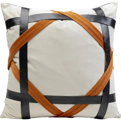KARE Design - Cuscino Ring Of Fire 45x45cm - Bianco KARE Design - Cuscino Ring Of Fire 45x45cm - Bianco