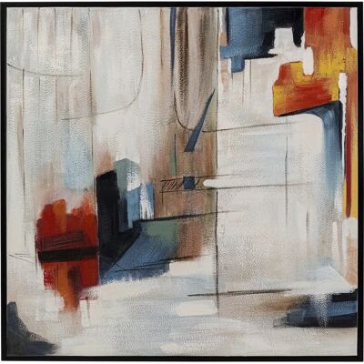 Kare Design Arte en Lienzo Hecho a Mano - 100x100cm - Decoración de Pared Kare Design Arte en Lienzo Hecho a Mano - 100x100cm - Decoración de Pared
