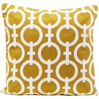 KARE Gele Ketting Decoratief Kussen - Decor KARE Gele Ketting Decoratief Kussen - Decor