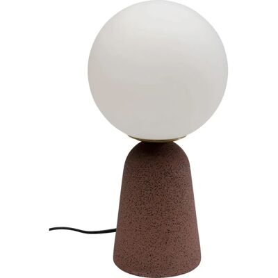 KARE+ - Bollie - Terracotta - 16x16x31 cm - Lampe de table - Publicité KARE+ - Bollie - Terracotta - 16x16x31 cm - Lampe de table - Publicité