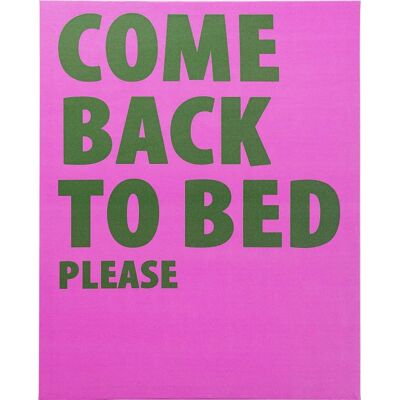 KARE+ Come Back To Bed Pink Canvas Wall Art KARE+ Come Back To Bed Pink Canvas Wall Art
