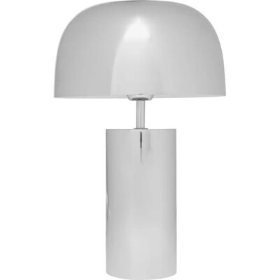 KARE Design - Loungy Cromo 38cm - Grigio Lampada da Tavolo KARE Design - Loungy Cromo 38cm - Grigio Lampada da Tavolo