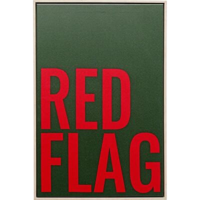 KARE DESIGN Bandiera Rossa - Immagine da Parete KARE DESIGN Bandiera Rossa - Immagine da Parete