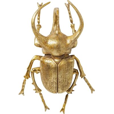 Decoração de Parede Atlas Beetle Dourada - 35,5x26x15cm Decoração de Parede Atlas Beetle Dourada - 35,5x26x15cm