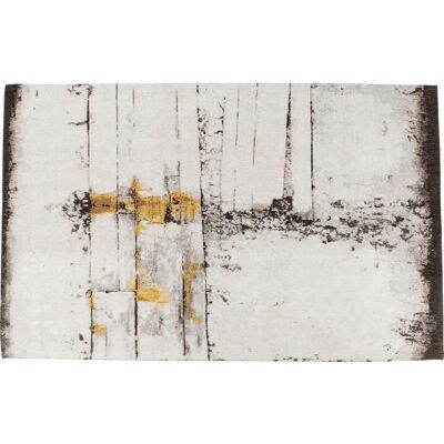 Kare Design Baumwollteppich - Abstraktes Grau - 170x240cm Kare Design Baumwollteppich - Abstraktes Grau - 170x240cm