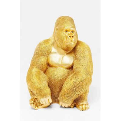 KARE Design Affe Gorilla - Gold Dekor Figur - 76 cm - Dekoration KARE Design Affe Gorilla - Gold Dekor Figur - 76 cm - Dekoration