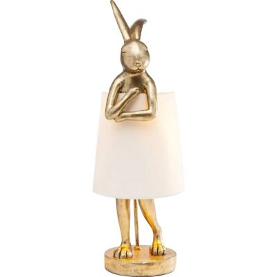 Kare Design Hasen Tischleuchte - Gold/Weiß Kare Design Hasen Tischleuchte - Gold/Weiß