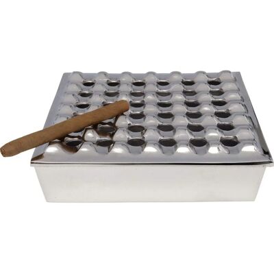 Portacenere Soho Square Argento - Quadrato 25x25cm Portacenere Soho Square Argento - Quadrato 25x25cm