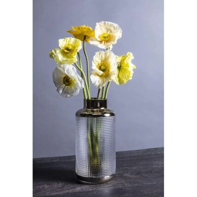 KARE DESIGN LA Noble Vase - Transparent und Gold - 15x30cm - Vase KARE DESIGN LA Noble Vase - Transparent und Gold - 15x30cm - Vase