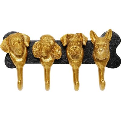 KARE Hund-Familie Kleiderständer Wandmontiert 4 Haken - Coat Rack KARE Hund-Familie Kleiderständer Wandmontiert 4 Haken - Coat Rack