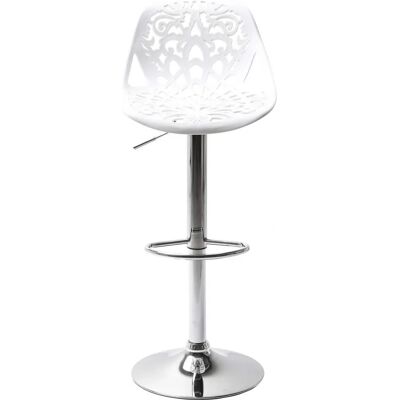 Kare Design Verstellbarer Barhocker mit Ornament Kare Design Verstellbarer Barhocker mit Ornament