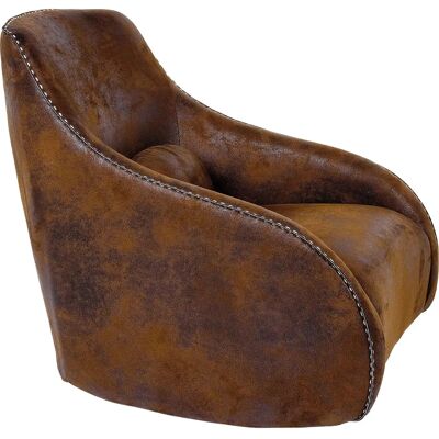 Sillón Giratorio Vintage de Kare Design - Marrón Sillón Giratorio Vintage de Kare Design - Marrón