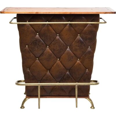Kare Design Mesa de Bar Lady Rock Vintage - Cuero Sintético Marrón Kare Design Mesa de Bar Lady Rock Vintage - Cuero Sintético Marrón