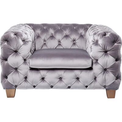 Kare Design - My Desire - Grau Samt - Sessel Kare Design - My Desire - Grau Samt - Sessel
