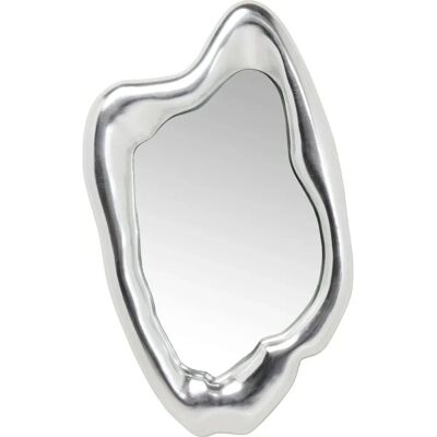 Espejo de Pared Plateado Kare Design - Forma Orgánica - Grande Espejo de Pared Plateado Kare Design - Forma Orgánica - Grande