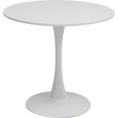 KARE Design - Table Ronde Schickeria, Ø 80 cm - Blanc - Table - Publicité KARE Design - Table Ronde Schickeria, Ø 80 cm - Blanc - Table - Publicité