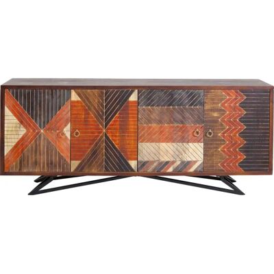 Kare Design Tomahawk en bois de mangue - Buffet - Publicité Kare Design Tomahawk en bois de mangue - Buffet - Publicité