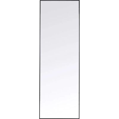 Kare Design Schwarzer Aluminium Rechteckspiegel - Spiegel Kare Design Schwarzer Aluminium Rechteckspiegel - Spiegel