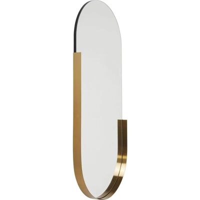 Kare Design Ovaler Spiegel - Gold - 50x114cm Kare Design Ovaler Spiegel - Gold - 50x114cm