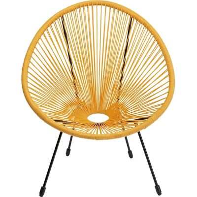 KARE Design Gelbes Acapulco Gartenstuhl - Gartemöbel KARE Design Gelbes Acapulco Gartenstuhl - Gartemöbel