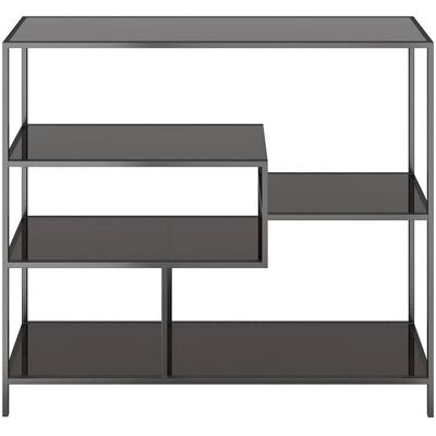 Kare Design Loft Schwarzer Stahl-Glas-Regal - Regalsystem Kare Design Loft Schwarzer Stahl-Glas-Regal - Regalsystem