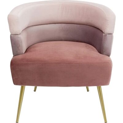 Kare Design Rosa Samt Retro Sessel - Armchair Kare Design Rosa Samt Retro Sessel - Armchair
