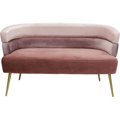 KARE Design Sofá de terciopelo Sandwich, 2 plazas - Sofá KARE Design Sofá de terciopelo Sandwich, 2 plazas - Sofá