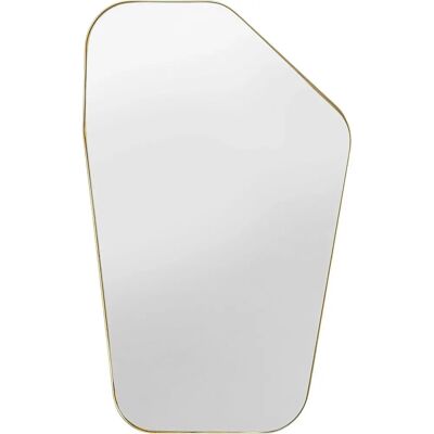 Miroir Mur Shape en Laiton - Design Asymétrique - 94.5cm Miroir Mur Shape en Laiton - Design Asymétrique - 94.5cm