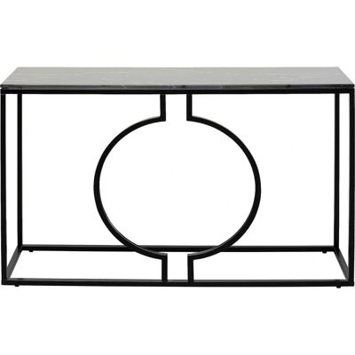 Console Industrielle Noire Kare - 120x75 cm - Publicité Console Industrielle Noire Kare - 120x75 cm - Publicité