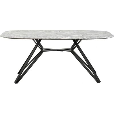 Mesa Rectangular Okinawa - Granito y Acero - 180x90cm Mesa Rectangular Okinawa - Granito y Acero - 180x90cm